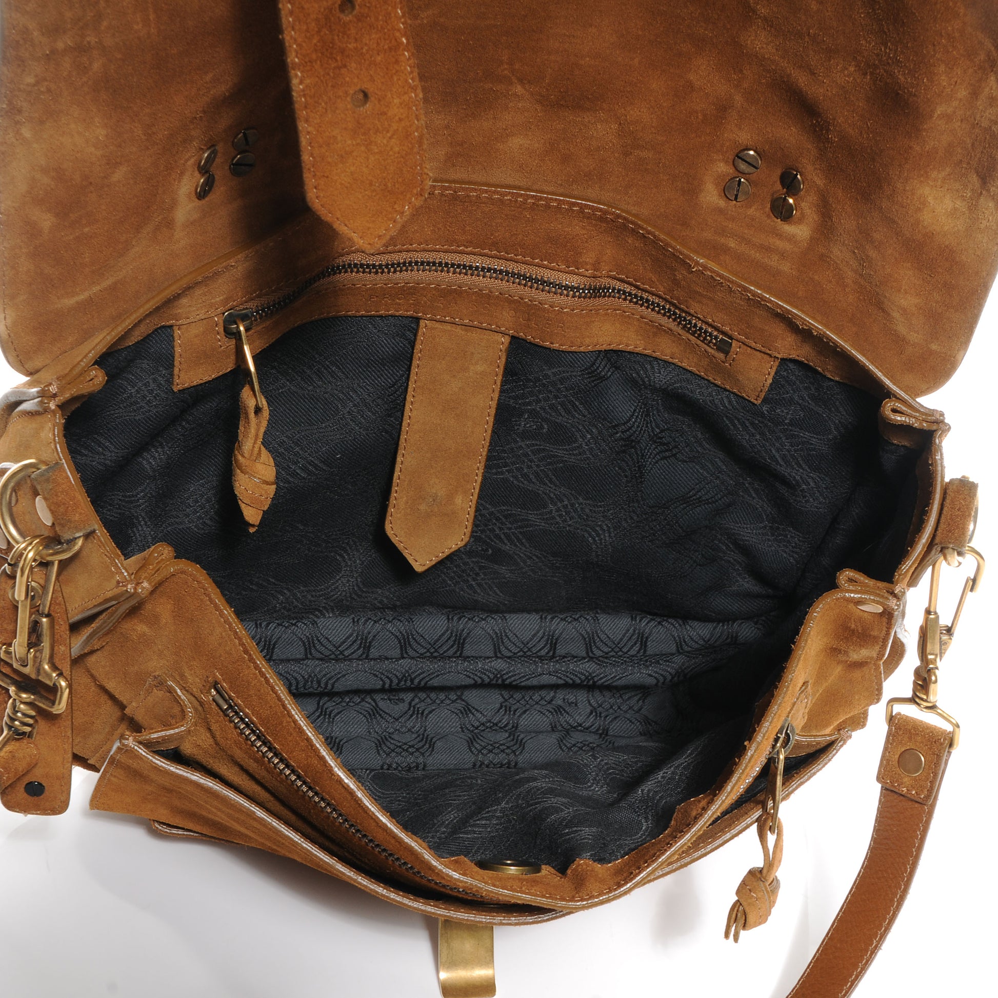 Proenza Schouler Suede PS1 Medium Satchel Tobacco 5 of 12