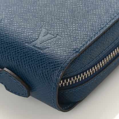 Louis Vuitton Taiga Zippy XL Wallet Blue Red 11 of 14