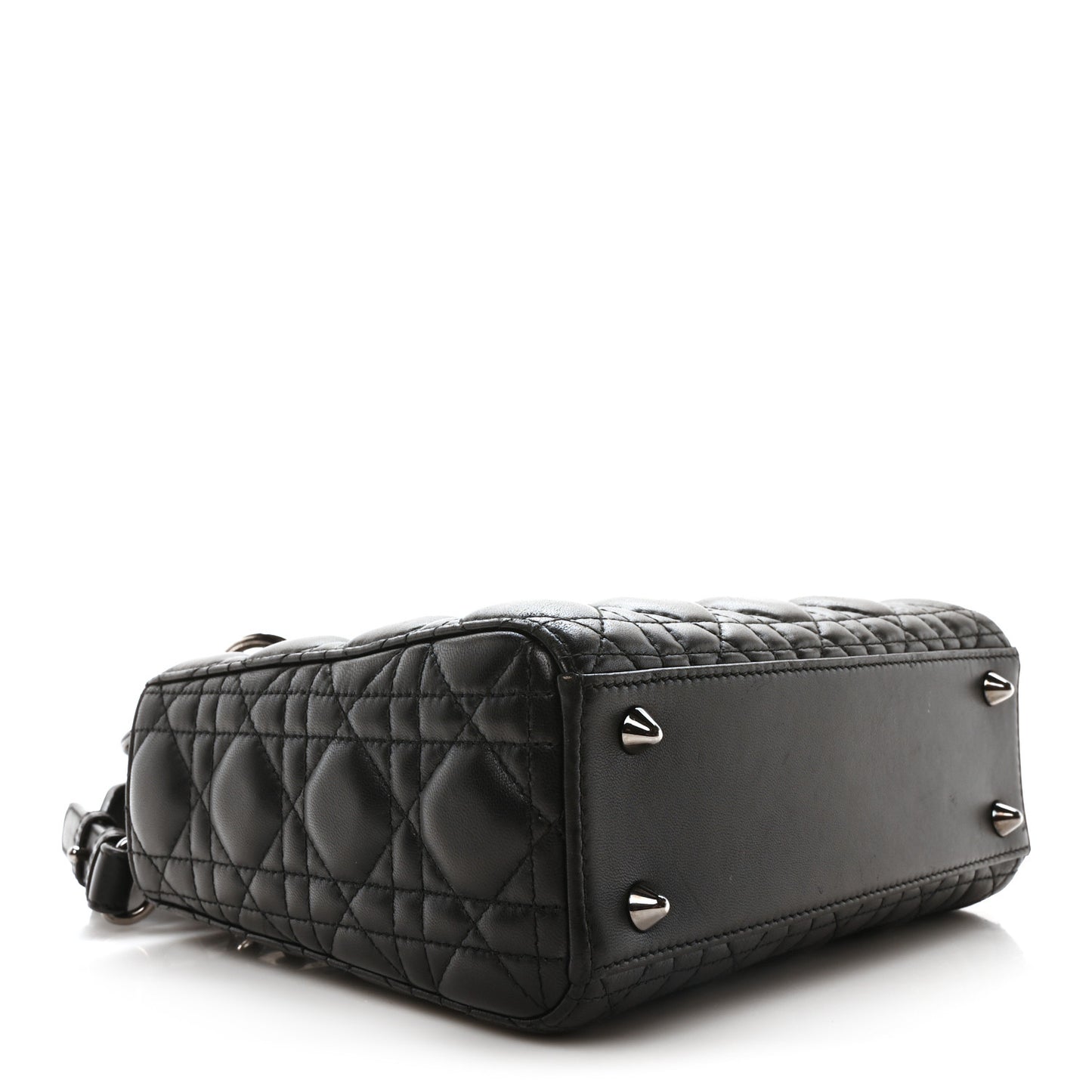 Lambskin Cannage Small My ABCDior Lady Dior Black