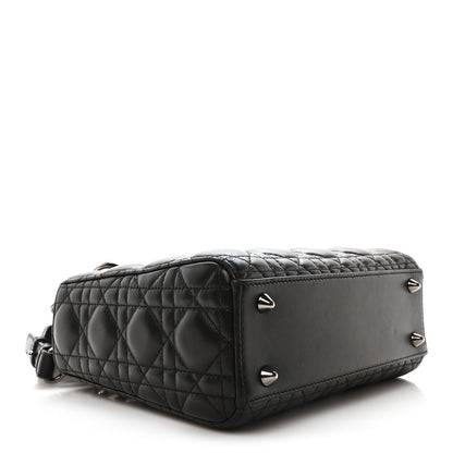 Christian Dior Lambskin Cannage Small My ABCDior Lady Dior Black 4 of 11