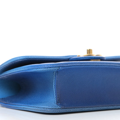 Chanel Caviar Quilted Small Sunset On The Sea Flap Blue 7 of 10