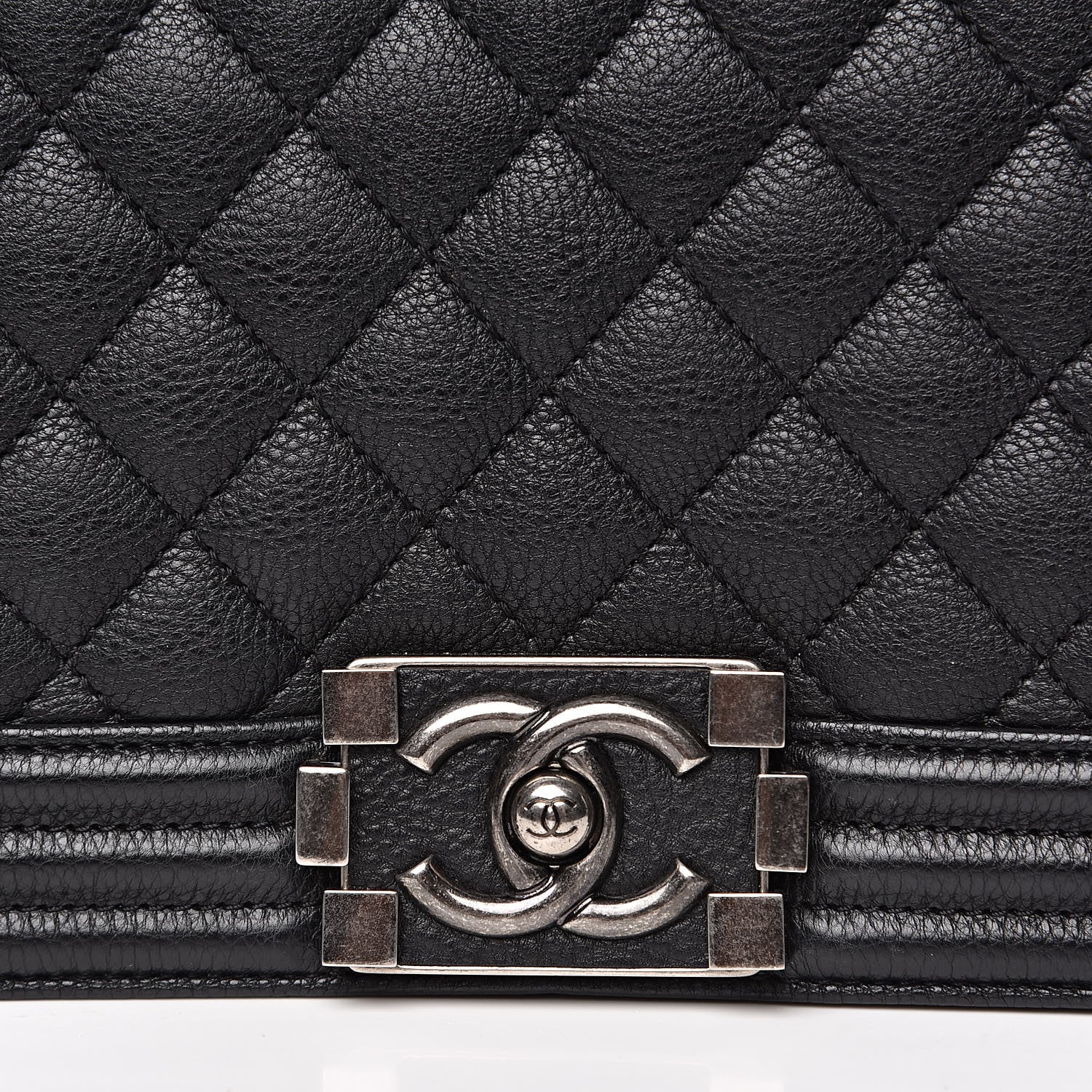 Chanel Calfskin Quilted Medium Boy Flap Black 10 of 12