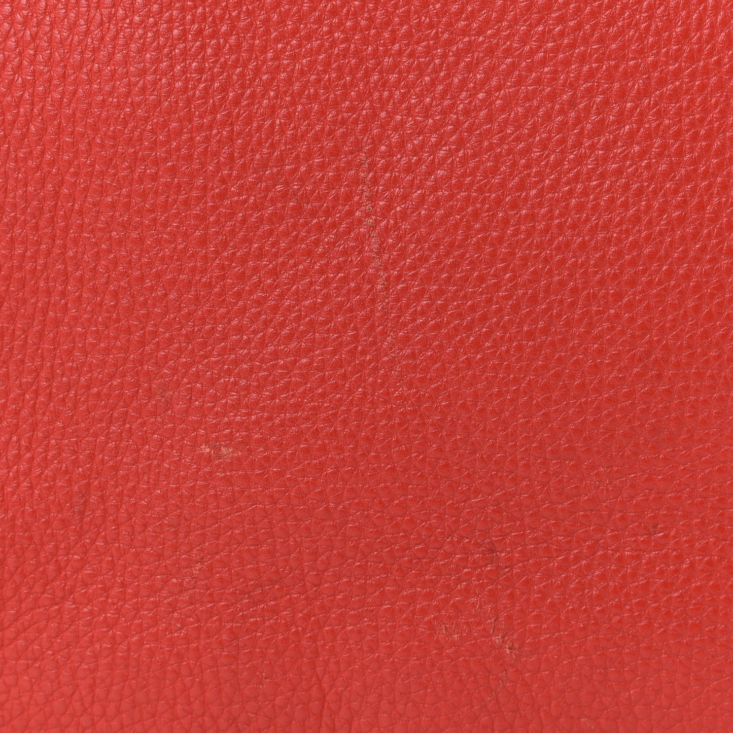 Vitello Daino Side Zip Shopper Tote Rosso