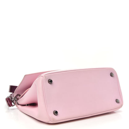 Christian Dior Metallic Patent Smooth Calfskin Medium Be Dior Flap Pink Fuchsia 5 of 15