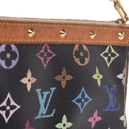 Louis Vuitton Monogram Multicolor Pochette Accessories Black 8 of 9