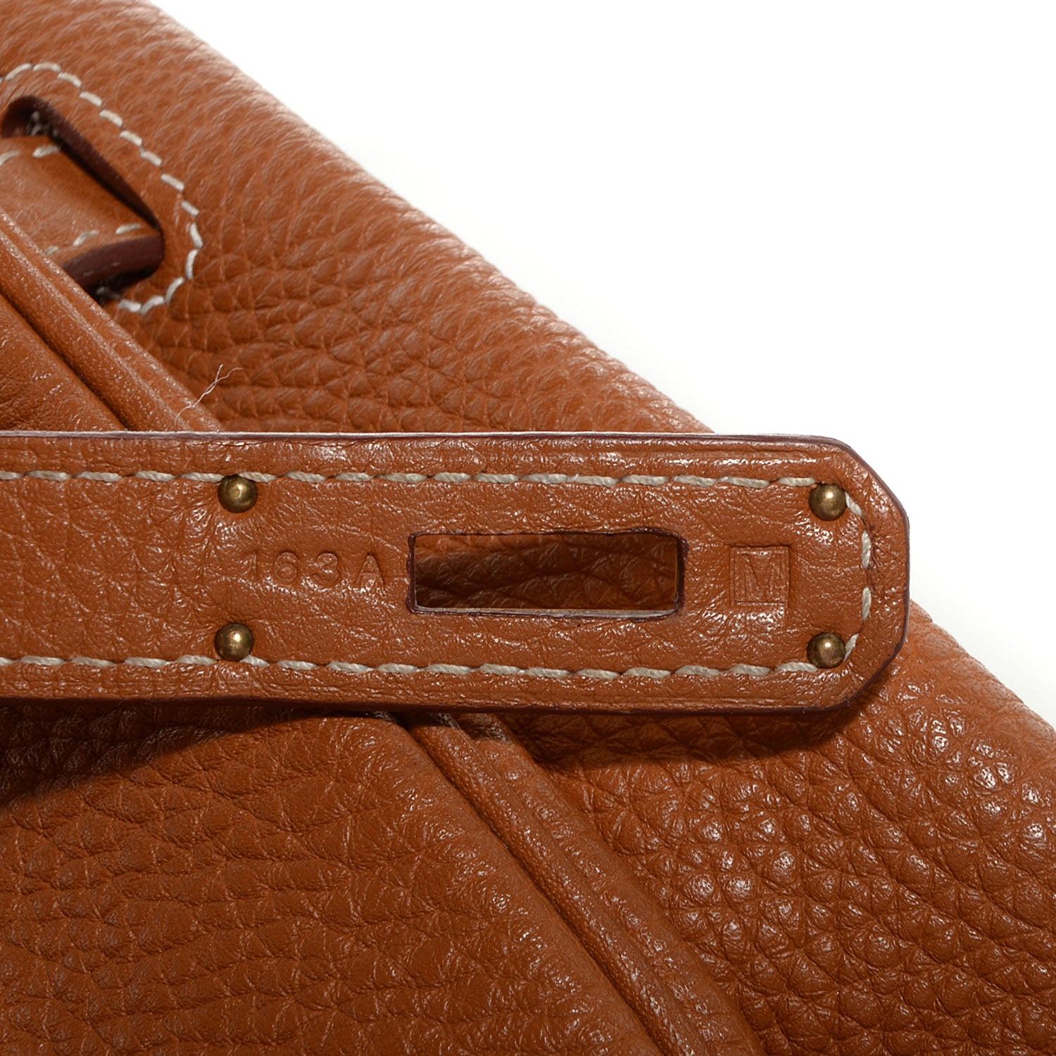 Hermes Taurillon Clemence Birkin 35 Gold 8 of 22
