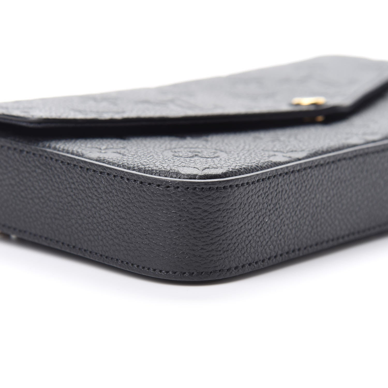 Louis Vuitton Empreinte Pochette Felicie Chain Wallet Black 9 of 11