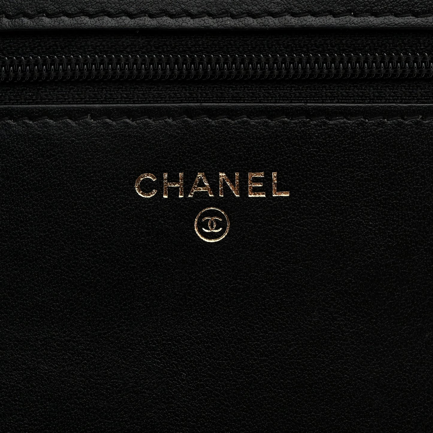 Caviar Quilted Boy Wallet On Chain WOC Black