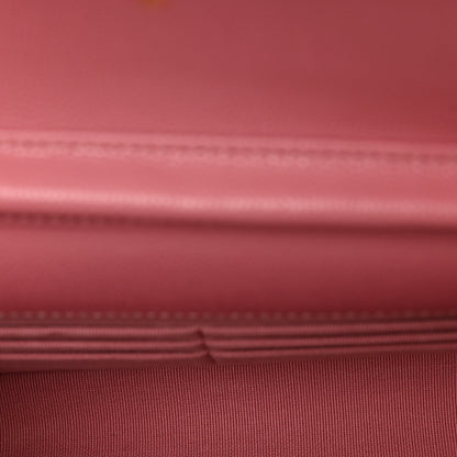 Chanel Caviar Quilted Wallet on Chain WOC Pink 5 of 11