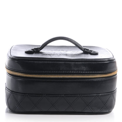 Chanel Lambskin Vanity Cosmetic Bag Black 1 of 9