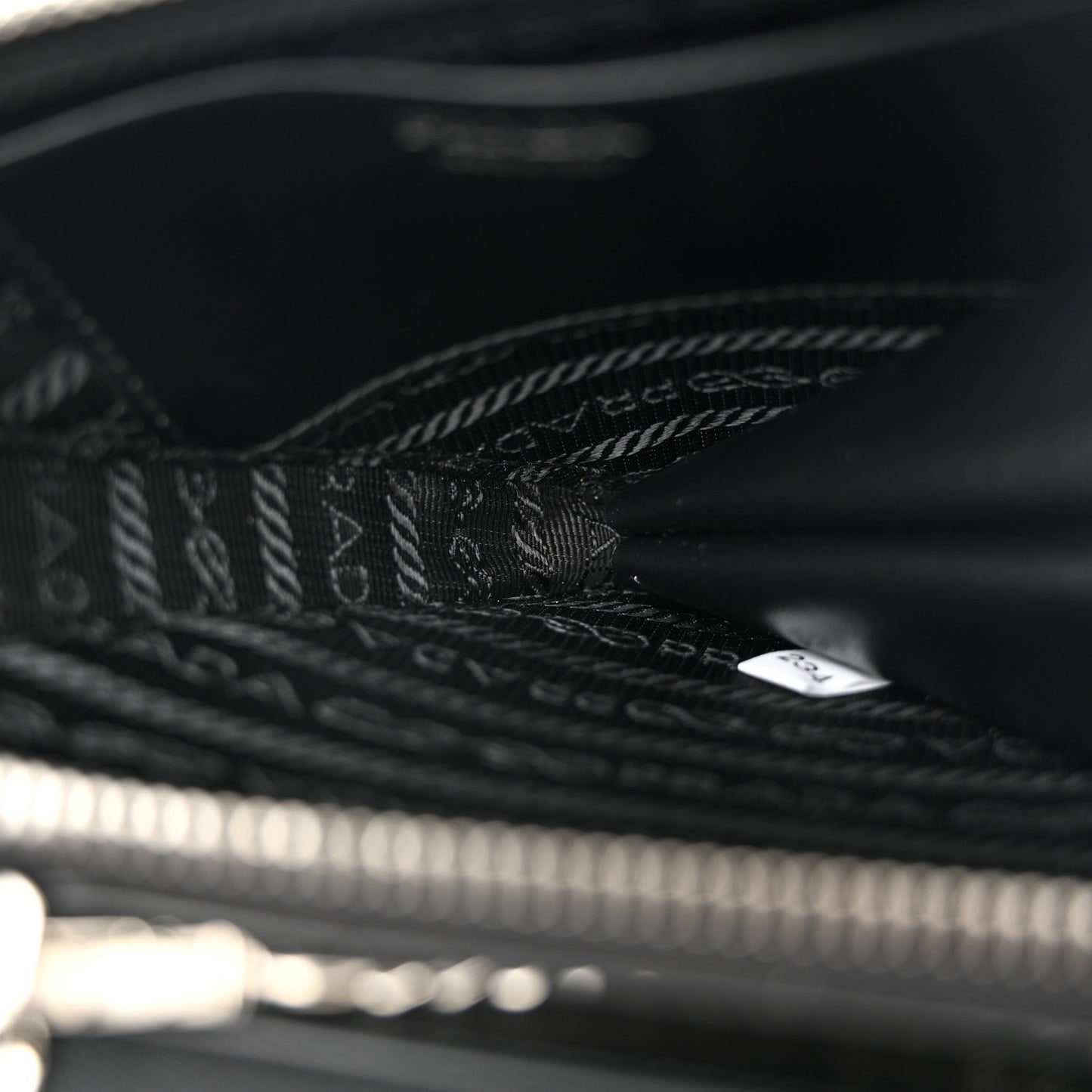 Saffiano Mini Triangle Crossbody Pouch Black