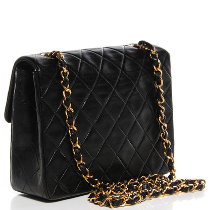 Chanel Lambskin Quilted Mini Square Flap Black 3 of 9