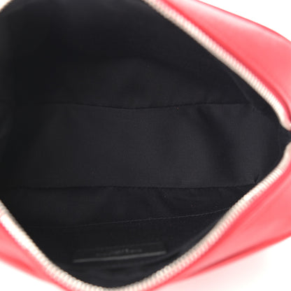 Saint Laurent Calfskin Monogram Small Lou Camera Bag Red 5 of 10