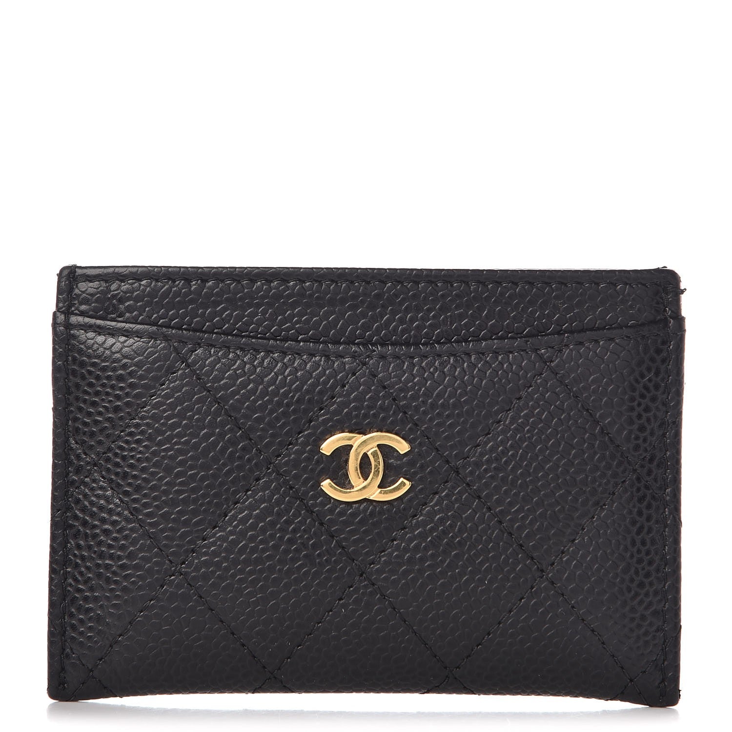 Chanel Caviar Quilted Card Holder Black 1 of 8