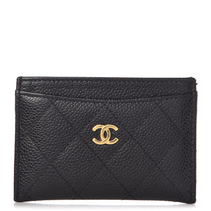 Chanel Caviar Quilted Card Holder Black 1 of 8