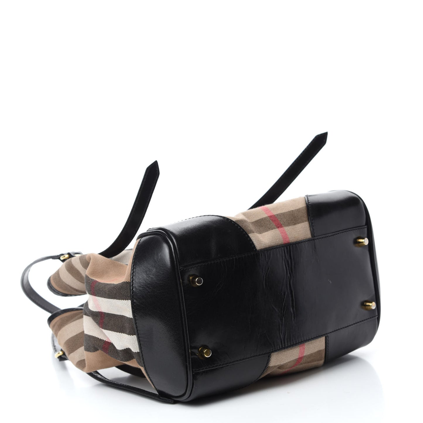 House Check Small Canterbury Tote Black