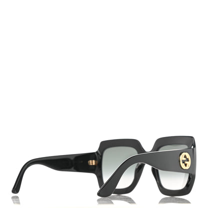 Gucci Acetate Square Frame Sunglasses GG0053S Black 4 of 8