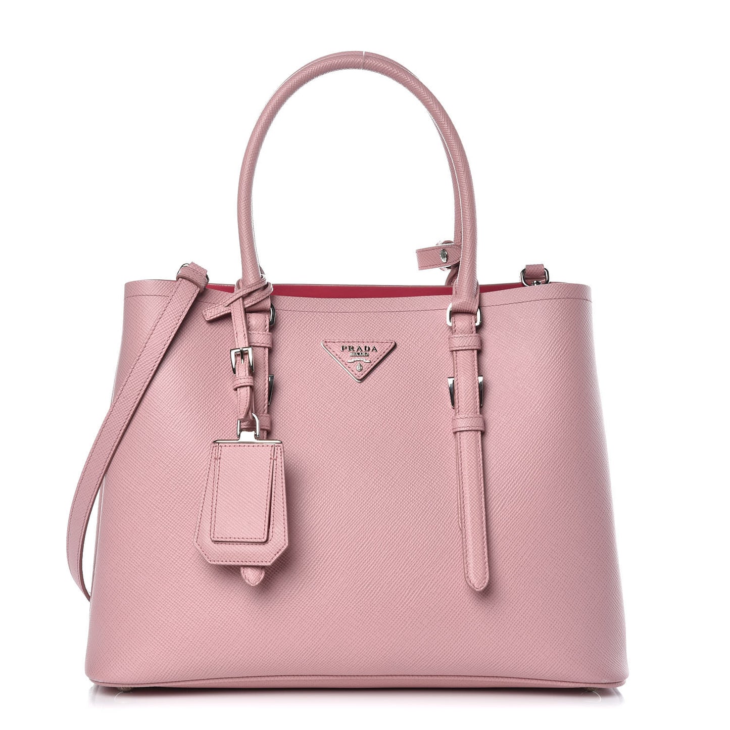 Saffiano Cuir Small Double Handle Tote Pesco