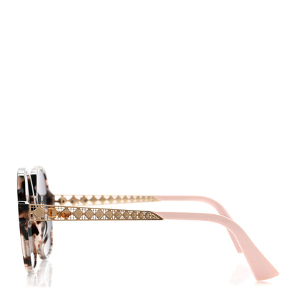 Christian Dior Acetate Diorama 8F Sunglasses Tortoise Pink Gold 3 of 9