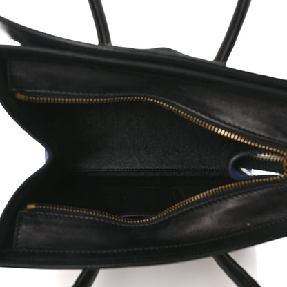 Celine Elephant Calfskin Suede Micro Tri-Color Luggage Sand 5 of 10