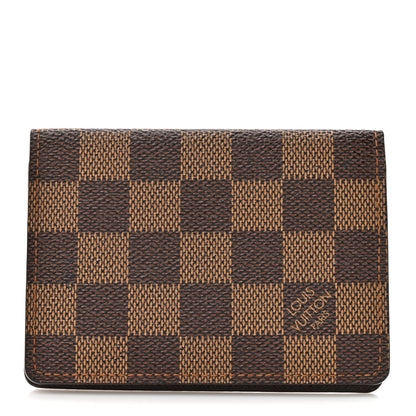 Louis Vuitton Damier Ebene Porte 2 Cartes Vertical Card Holder 1 of 6