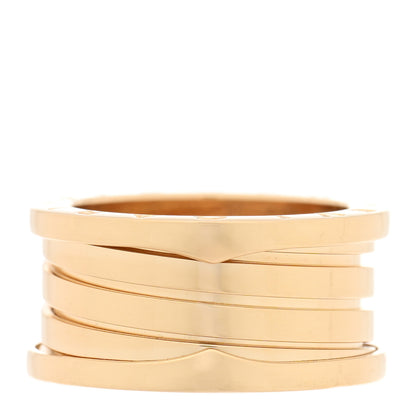 Bulgari 18K Yellow Gold B.Zero1 Four-Band Ring 57 8 1 of 4