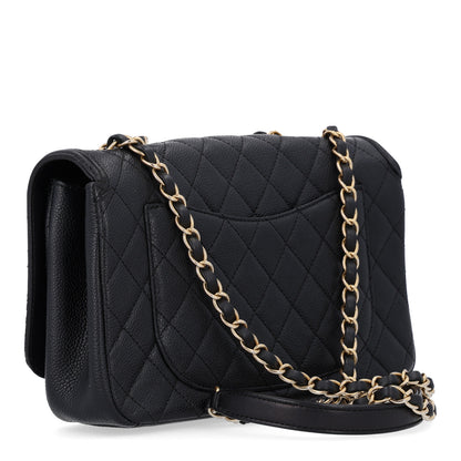 Chanel Caviar Quilted Medium CC Filigree Flap Black 2 of 9