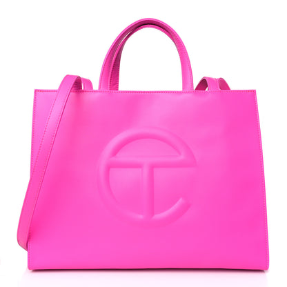 Telfar Vegan Leather Medium Shopping Bag Azalea 1 of 8