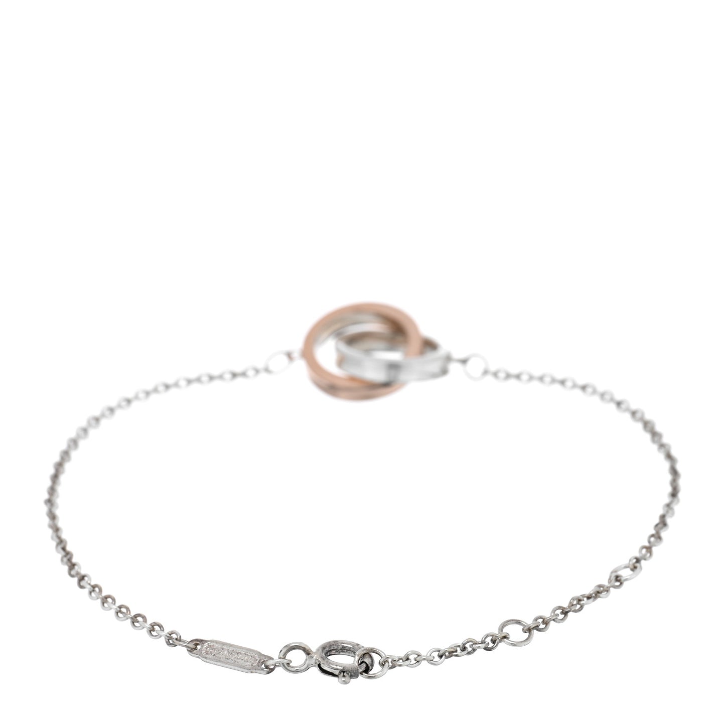 Sterling Silver Rubedo 1837 Interlocking Bracelet