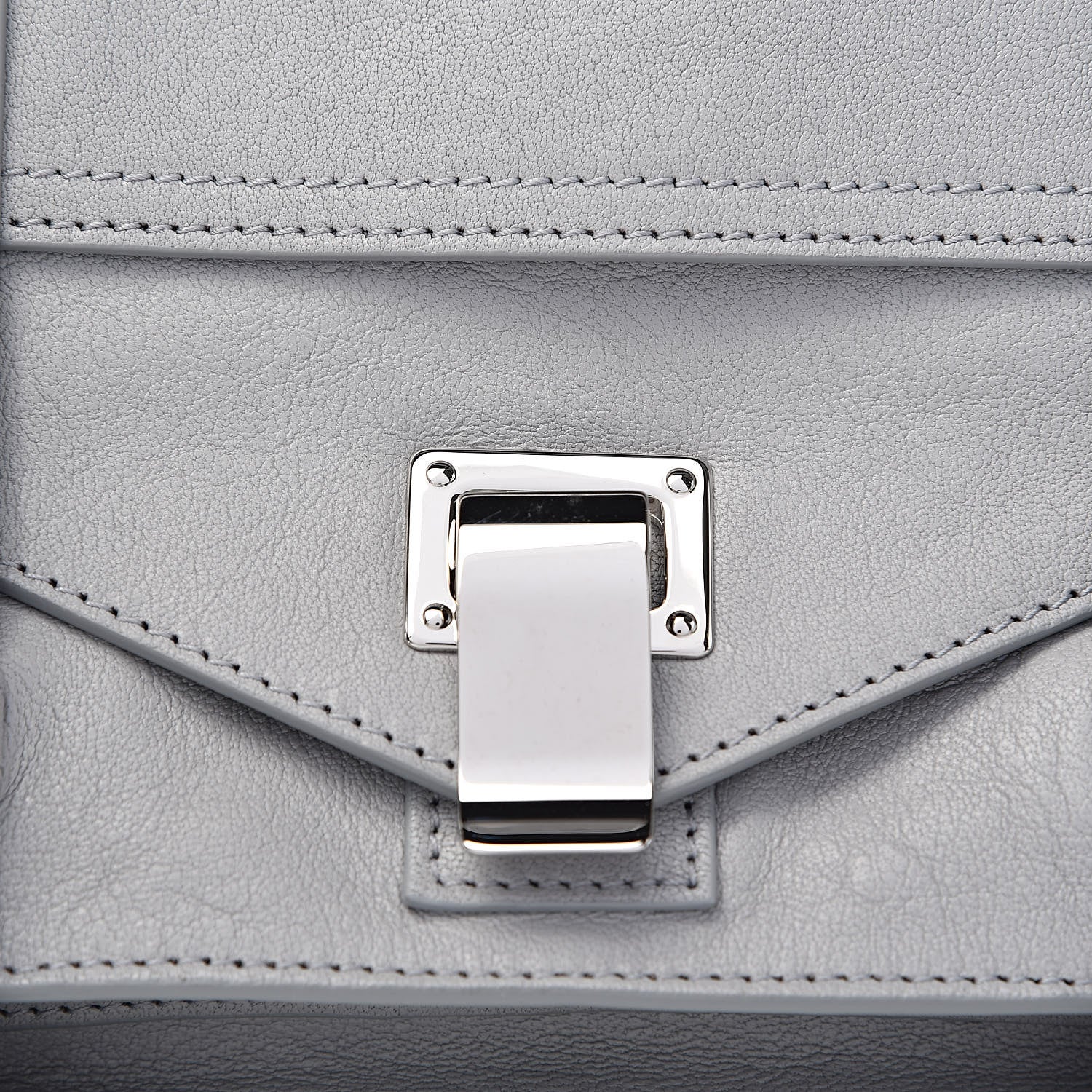 Proenza Schouler Lambskin Tiny PS1 Satchel Fog 9 of 10