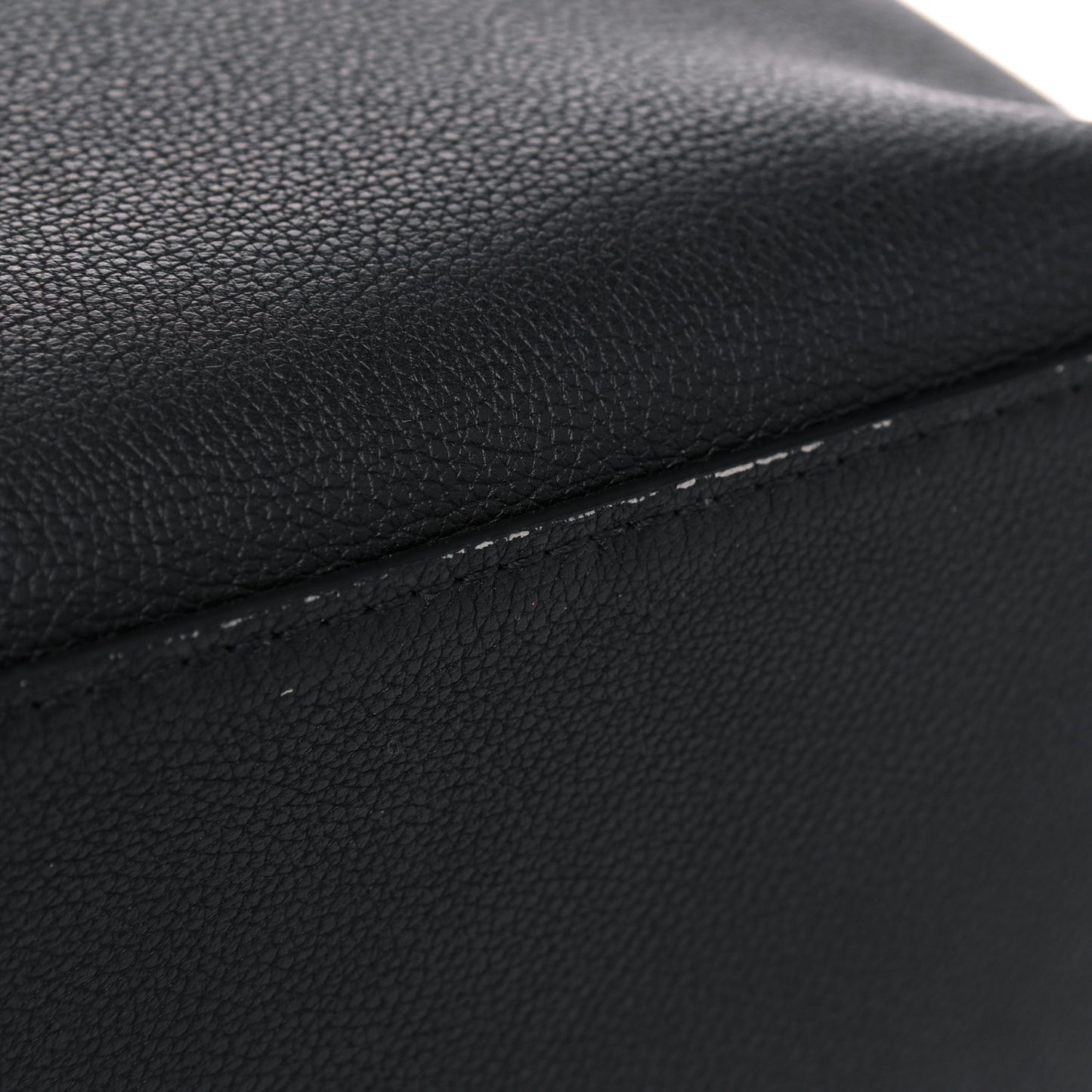 Calfskin Lockme Go Tote Black
