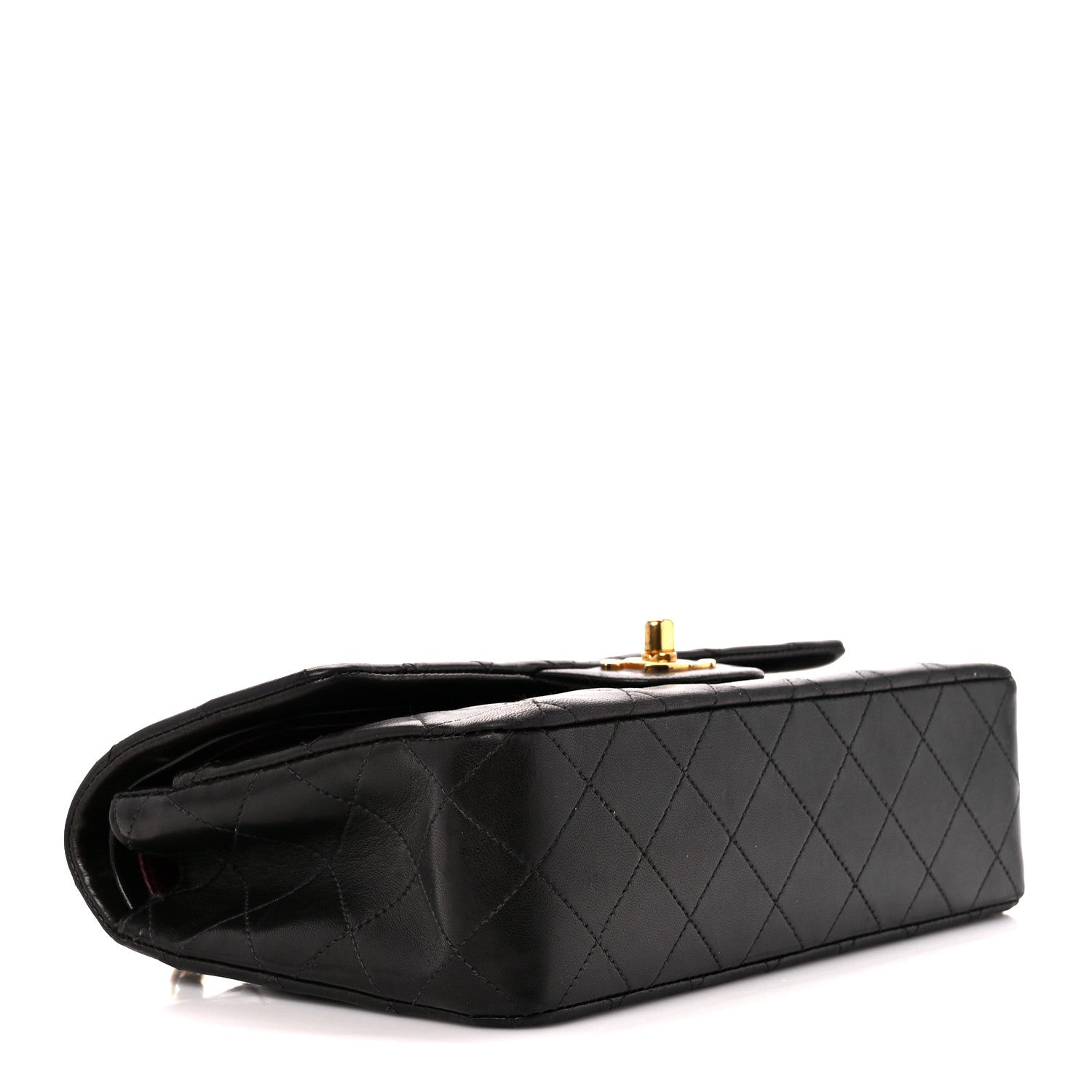 Chanel Lambskin Quilted Small Double Flap Black 4 of 11