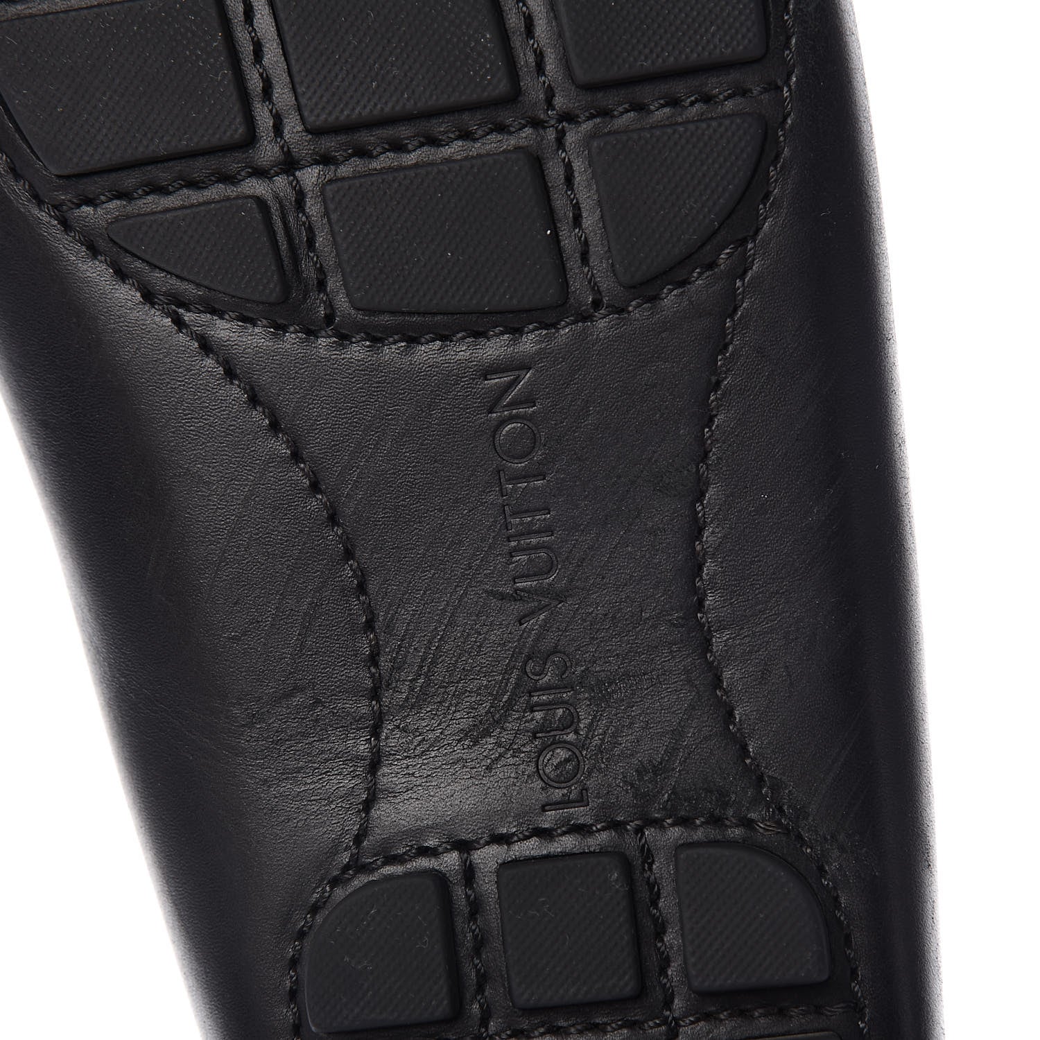 Louis Vuitton Calfskin Mens Monte Carlo Loafers 9.5 Black 6 of 8