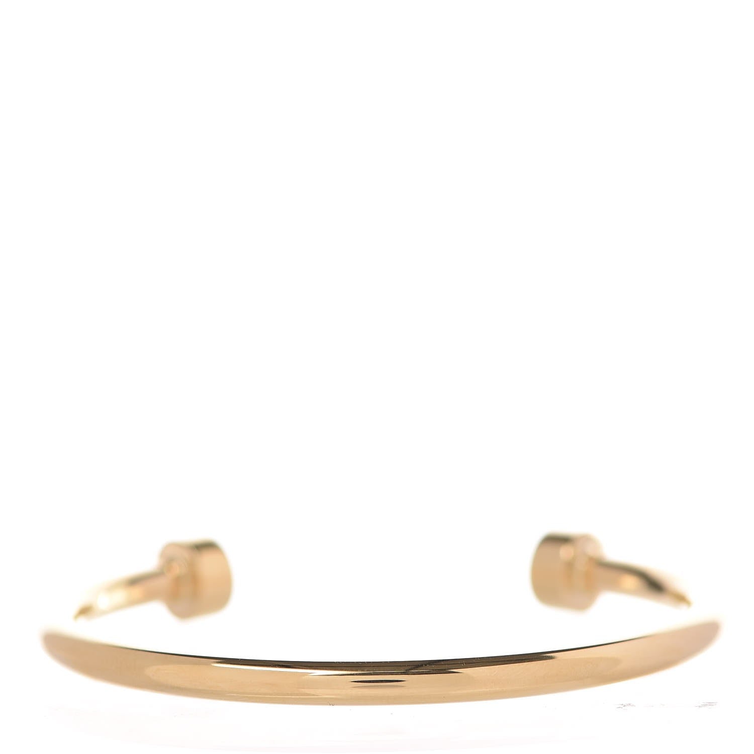 Tiffany 18K Yellow Gold Return to Tiffany Circle Edge Cuff Bracelet 3 of 6