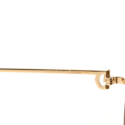 Cartier Cat Eye Sunglasses Gold 5 of 8