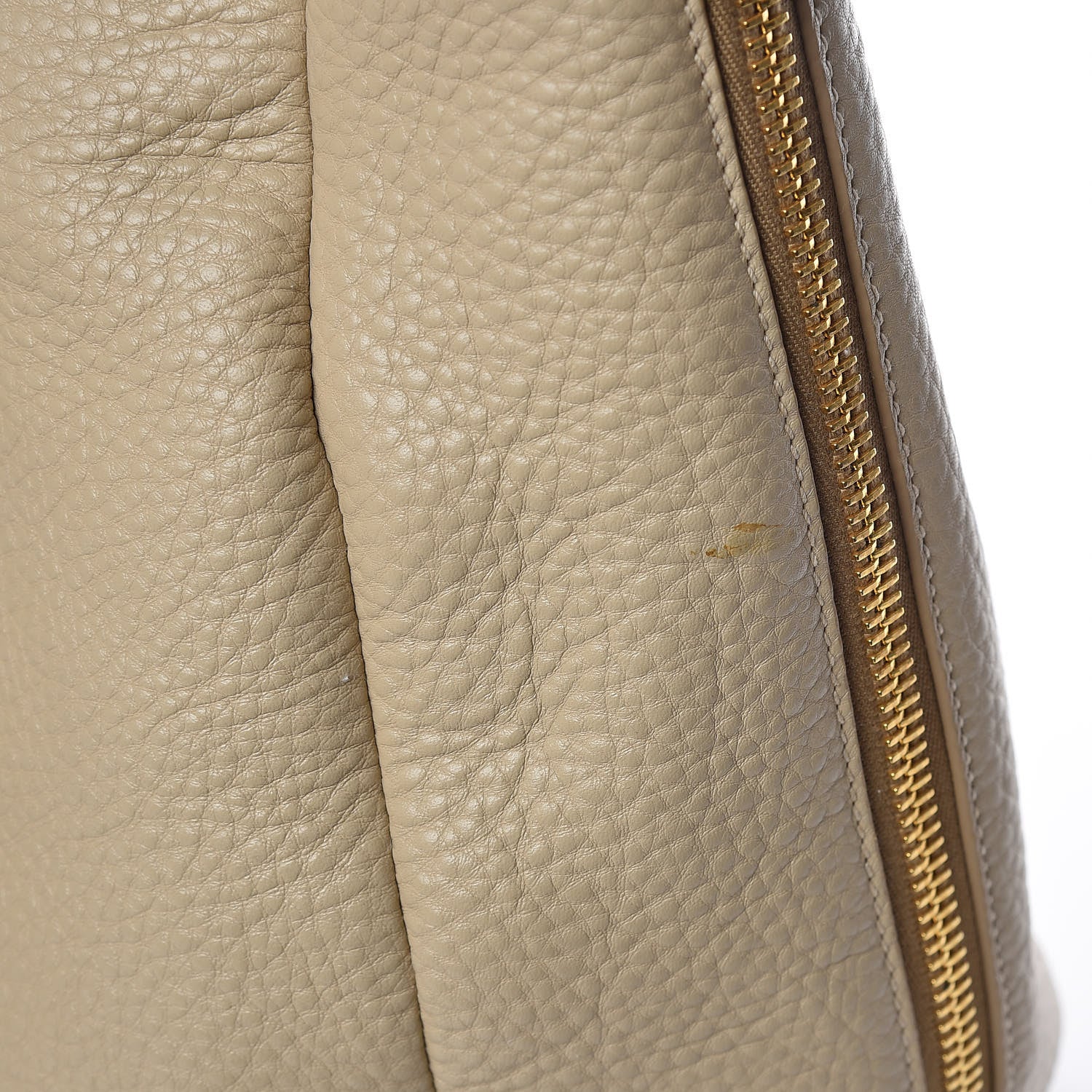 Prada Vitello Daino Side Zip Tote Sabbia 9 of 17