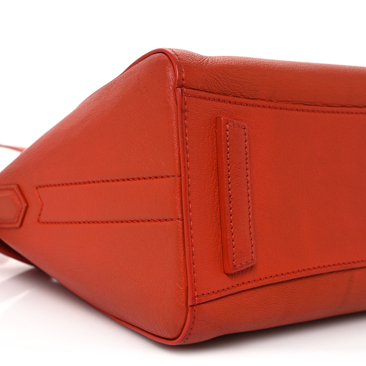 Sugar Goatskin Mini Antigona Burnt Orange