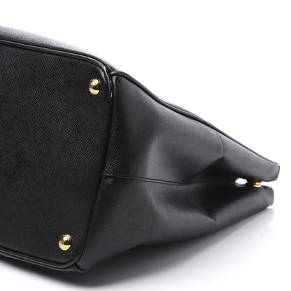 Prada Saffiano Large Galleria Double Zip Tote Black 12 of 16