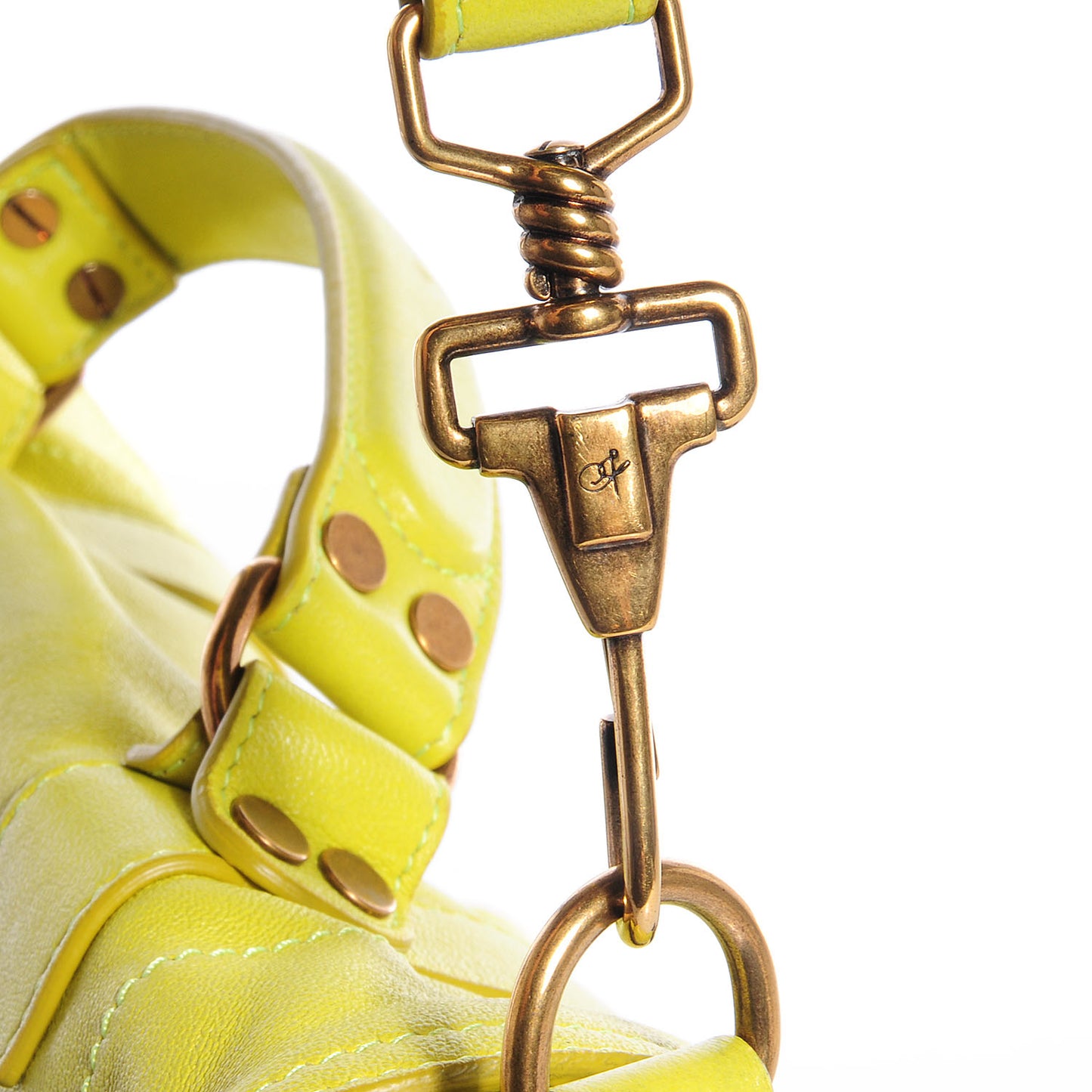 Lambskin PS1 Medium Satchel Lemon