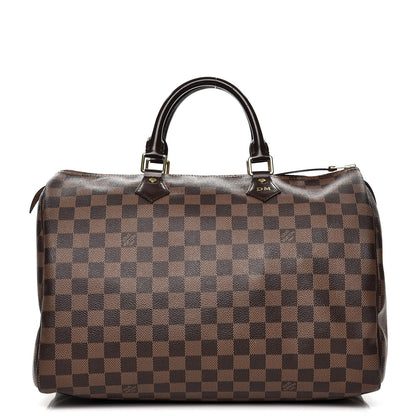 Louis Vuitton Damier Ebene Speedy 35 1 of 14