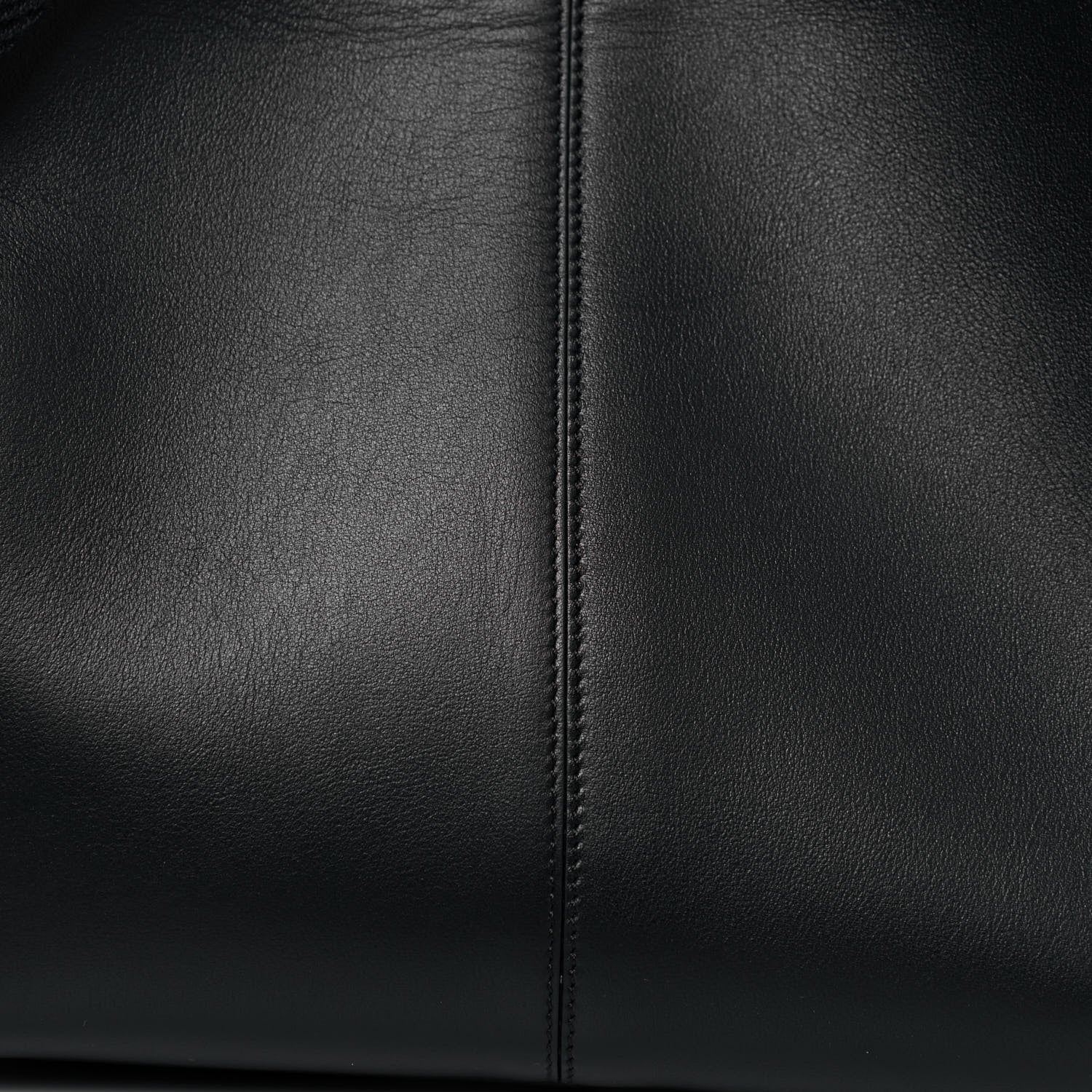 Fendi Vitello Seta Glazed Fabric FF 1974 Medium Peekaboo X-Lite Black Mogano Panna 6 of 12