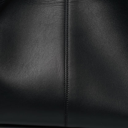 Fendi Vitello Seta Glazed Fabric FF 1974 Medium Peekaboo X-Lite Black Mogano Panna 6 of 12