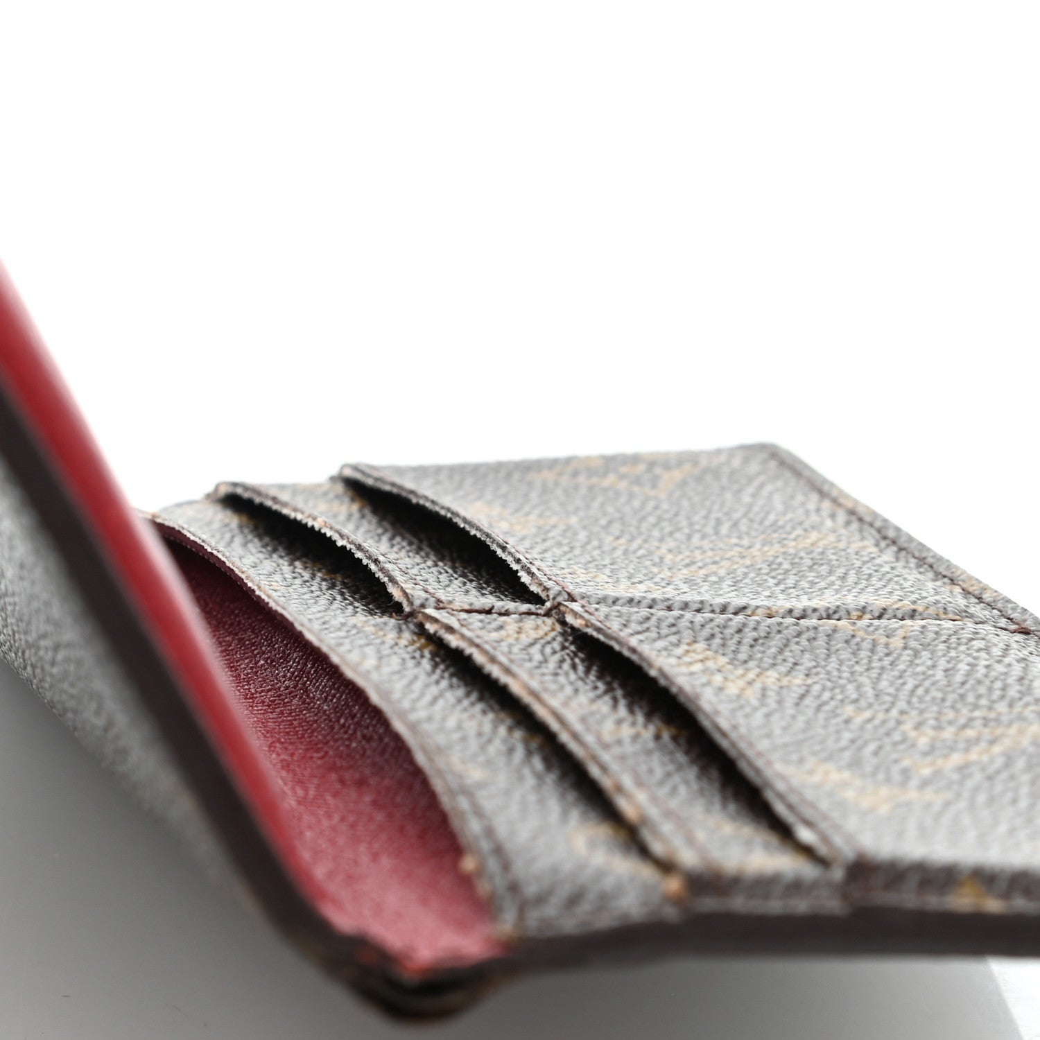 Louis Vuitton Monogram Josephine Wallet Red 15 of 18