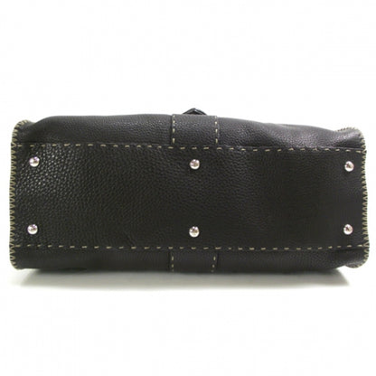 Fendi Calfskin Romano Selleria Sporty Black 6 of 10