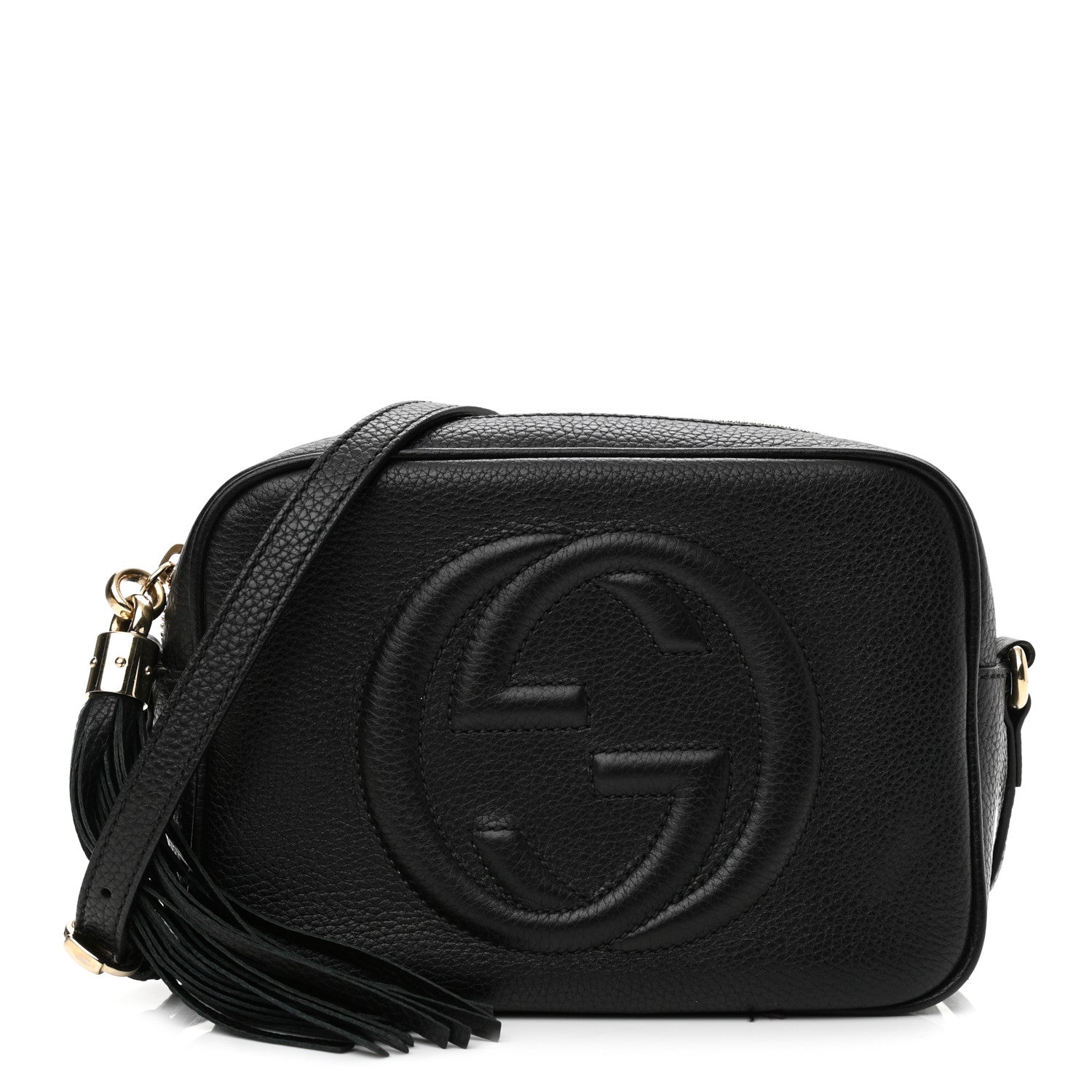 Gucci Pebbled Calfskin Small Soho Disco Bag Black 1 of 12