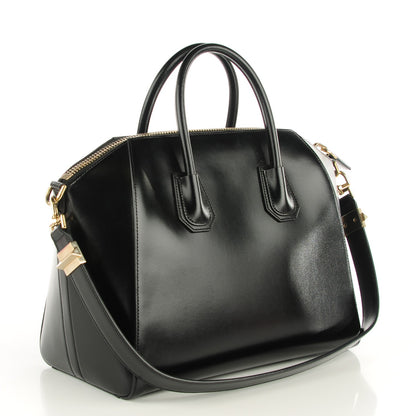 Givenchy Shiny Lord Calfskin Medium Antigona Black 3 of 8