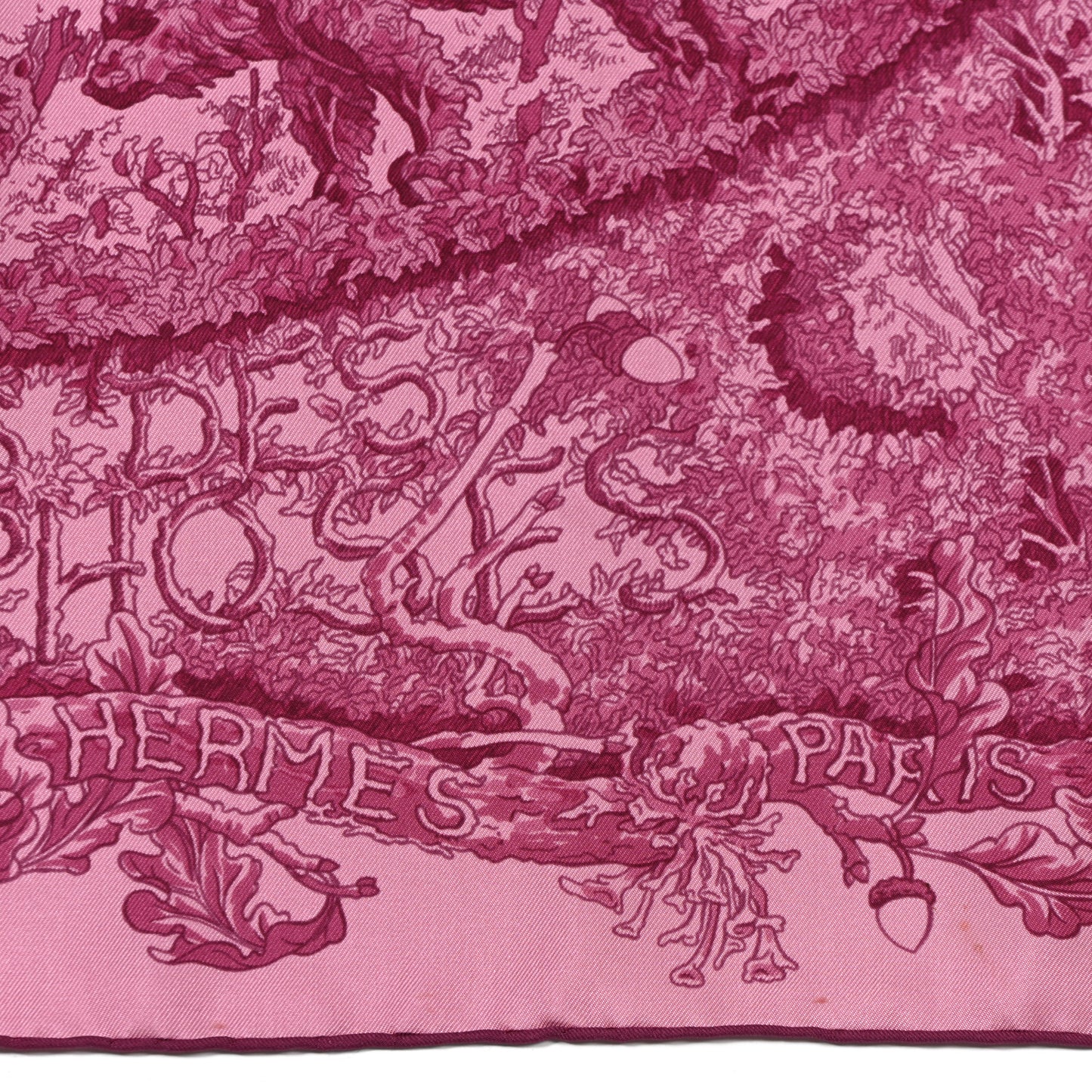 Silk Jardins Des Metamorphoses Scarf Pink