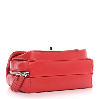 Chanel Aged Calfskin Quilted Express Zip Around Flap Red 4 of 9