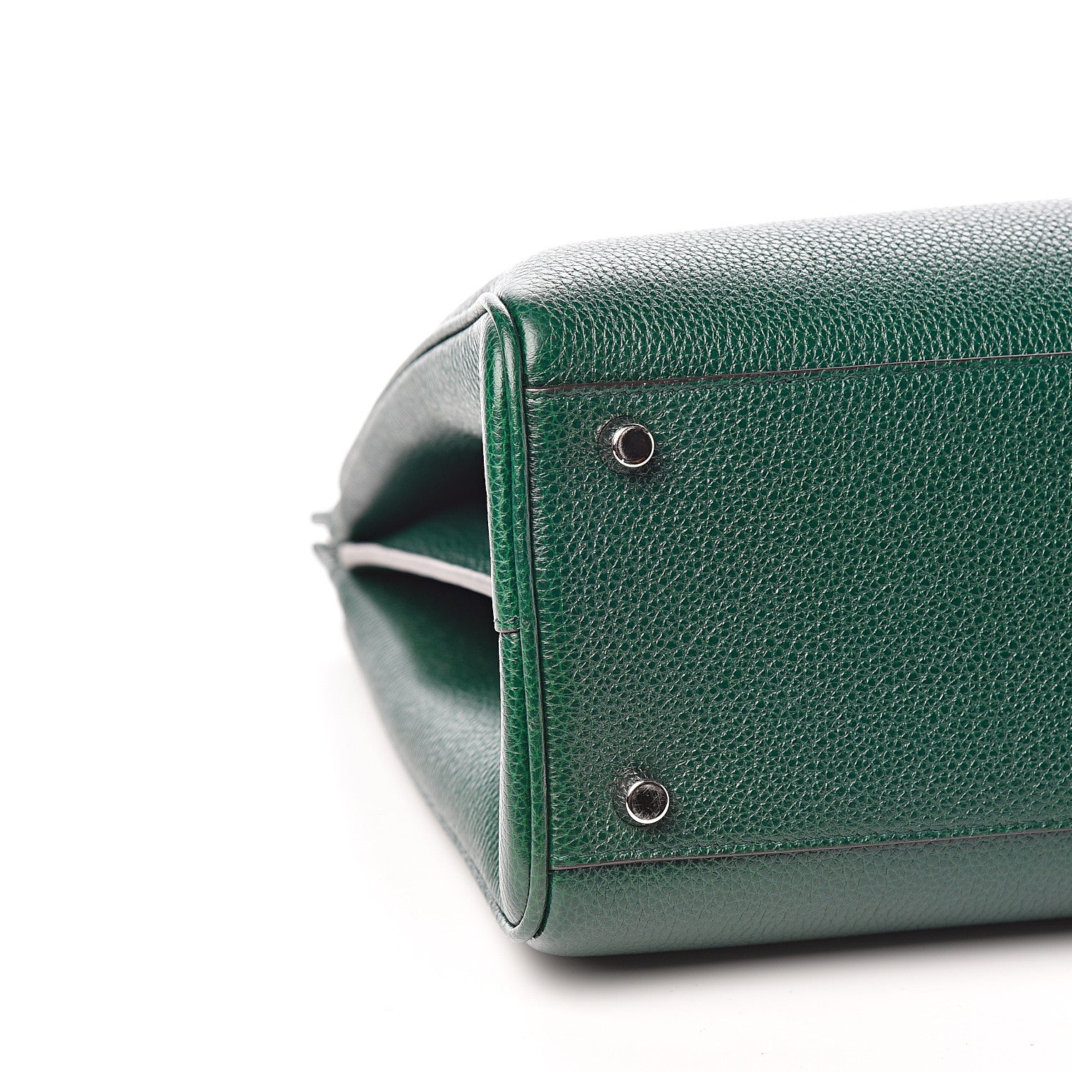 Gucci Grainy Calfskin Medium Zumi Top Handle Bag Vintage Green 7 of 9