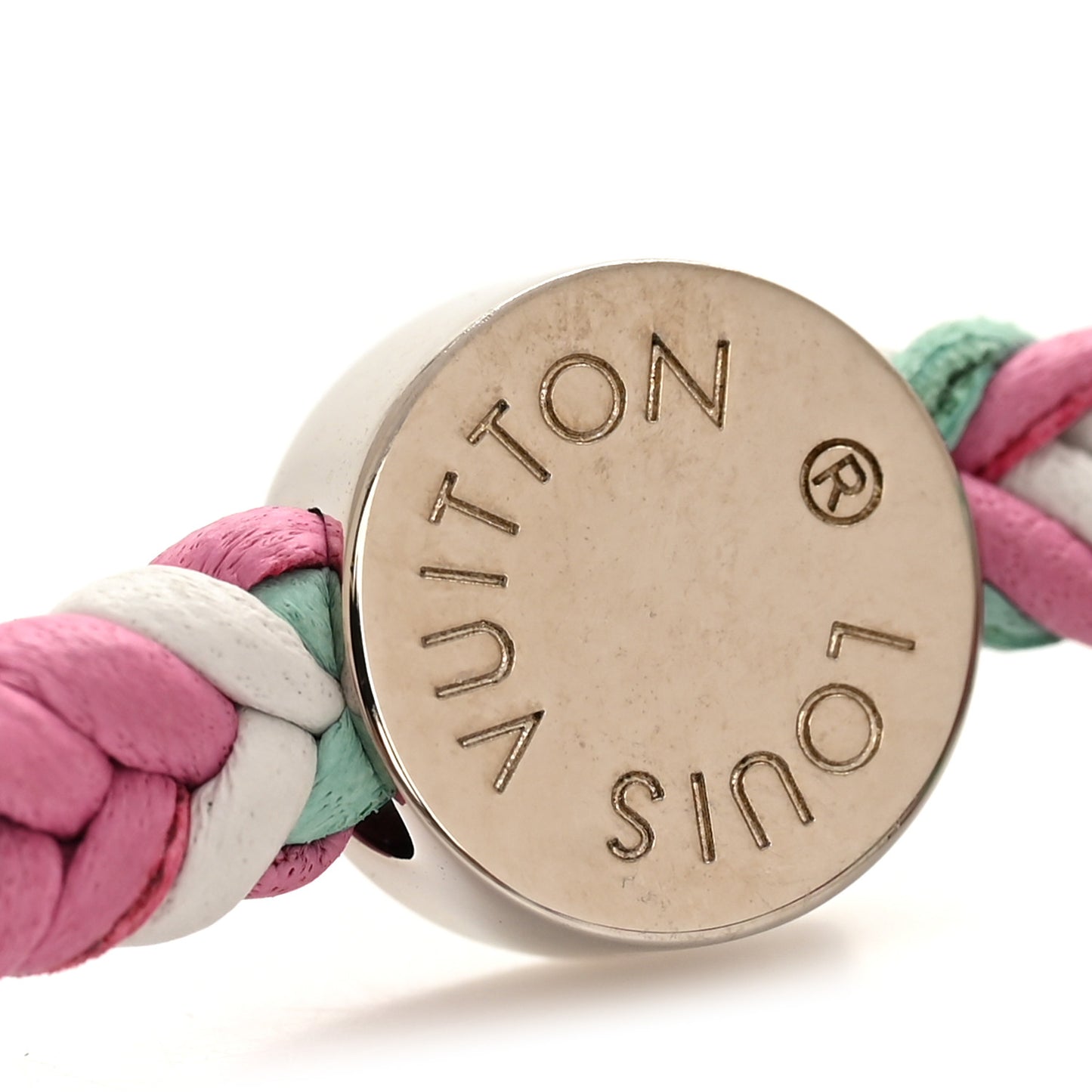 Calfskin Braided Bracelet Multicolor